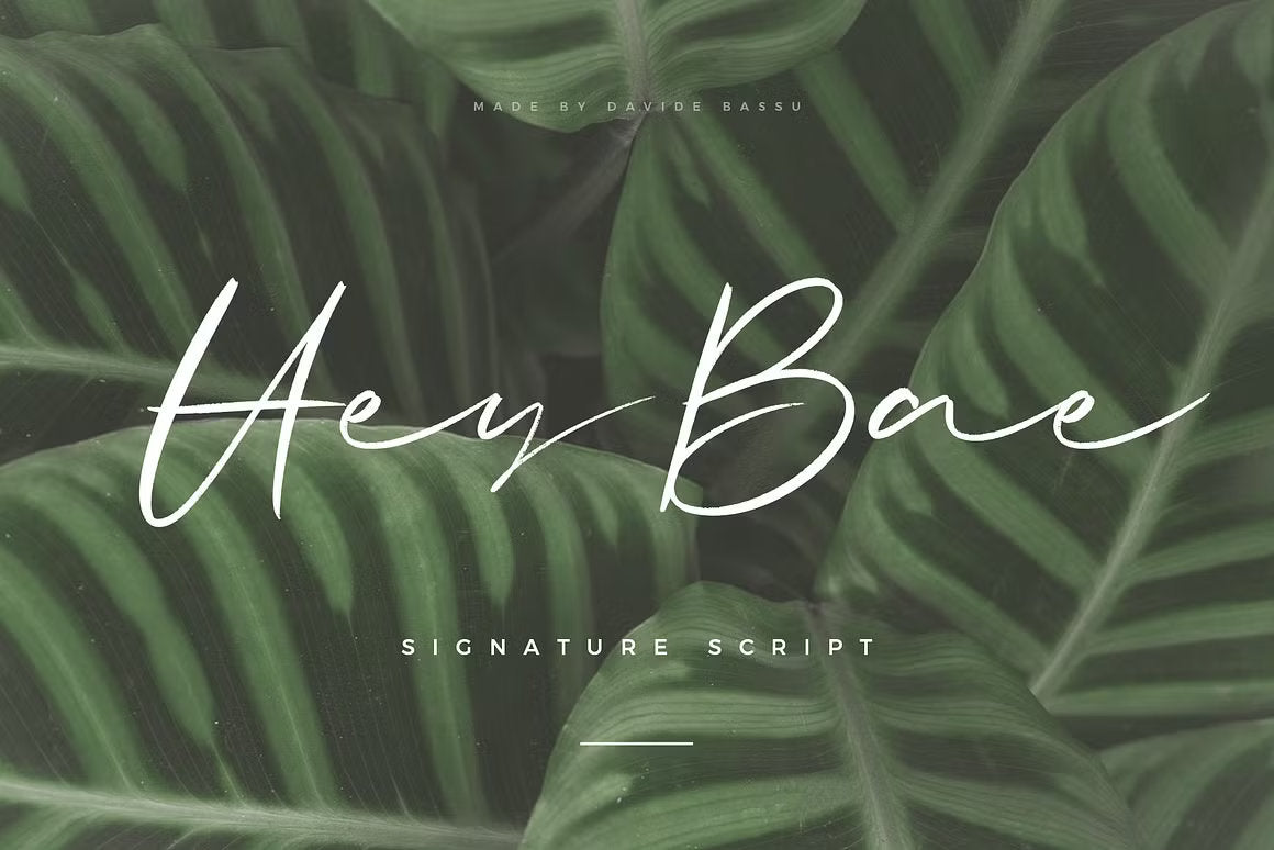 Hey Bae – A Modern Signature Script