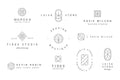 Minimal Geometric Logos - Volume 1