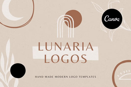 Lunaria – Modern Logo Templates for Canva