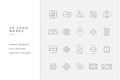 Minimal Geometric Logos - Volume 2