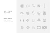 Minimal Geometric Logos - Volume 2