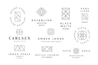 Minimal Geometric Logos - Volume 2
