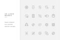 Minimal Geometric Logos - Volume 3