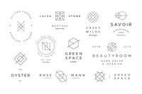 Minimal Geometric Logos - Volume 3
